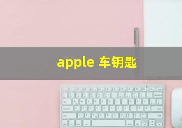 apple 车钥匙